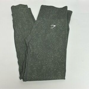 Gymshark Adapt Fleck Seamless Leggings Womens Size Small Green